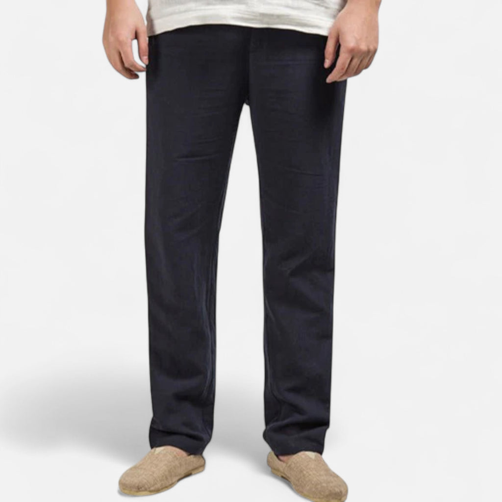 Eloura | Men’s Linen Trousers – Breathable Ease, Tailored Simplicity