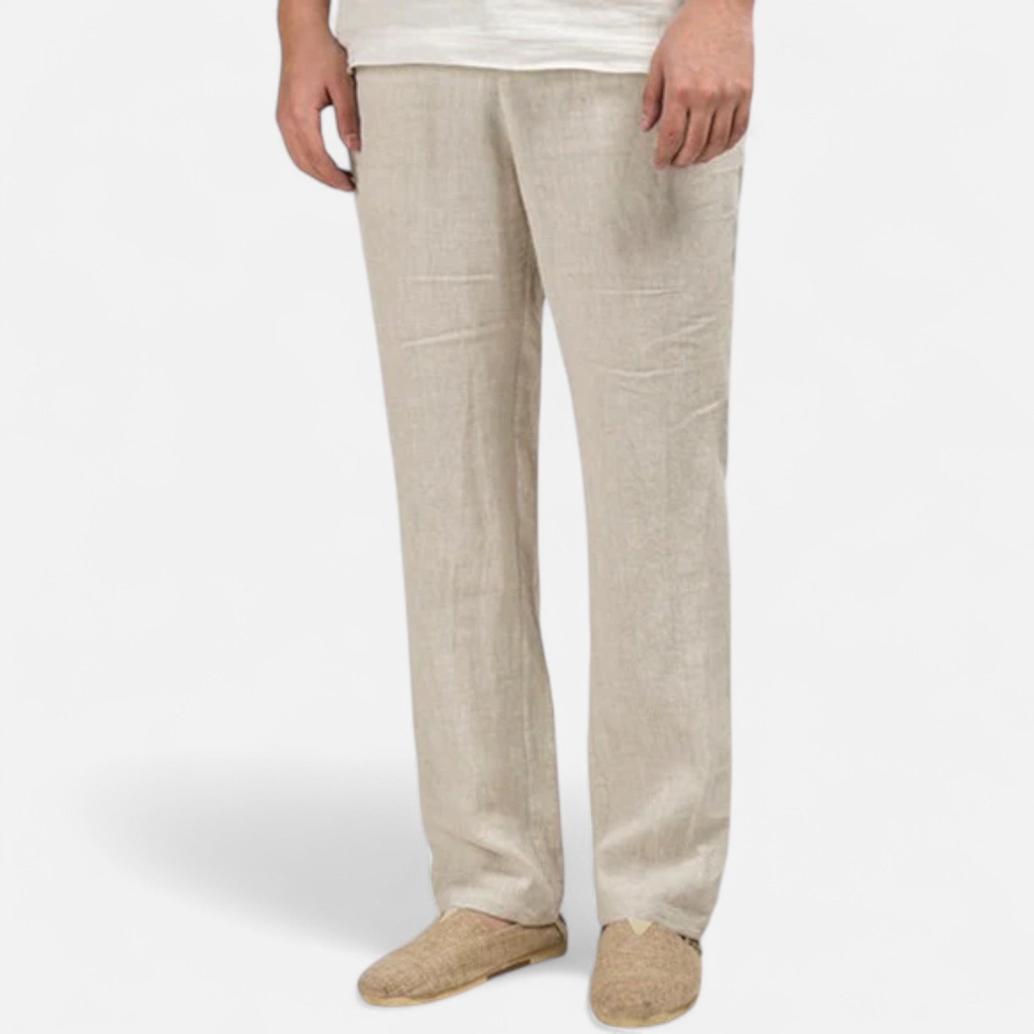 Eloura | Men’s Linen Trousers – Breathable Ease, Tailored Simplicity