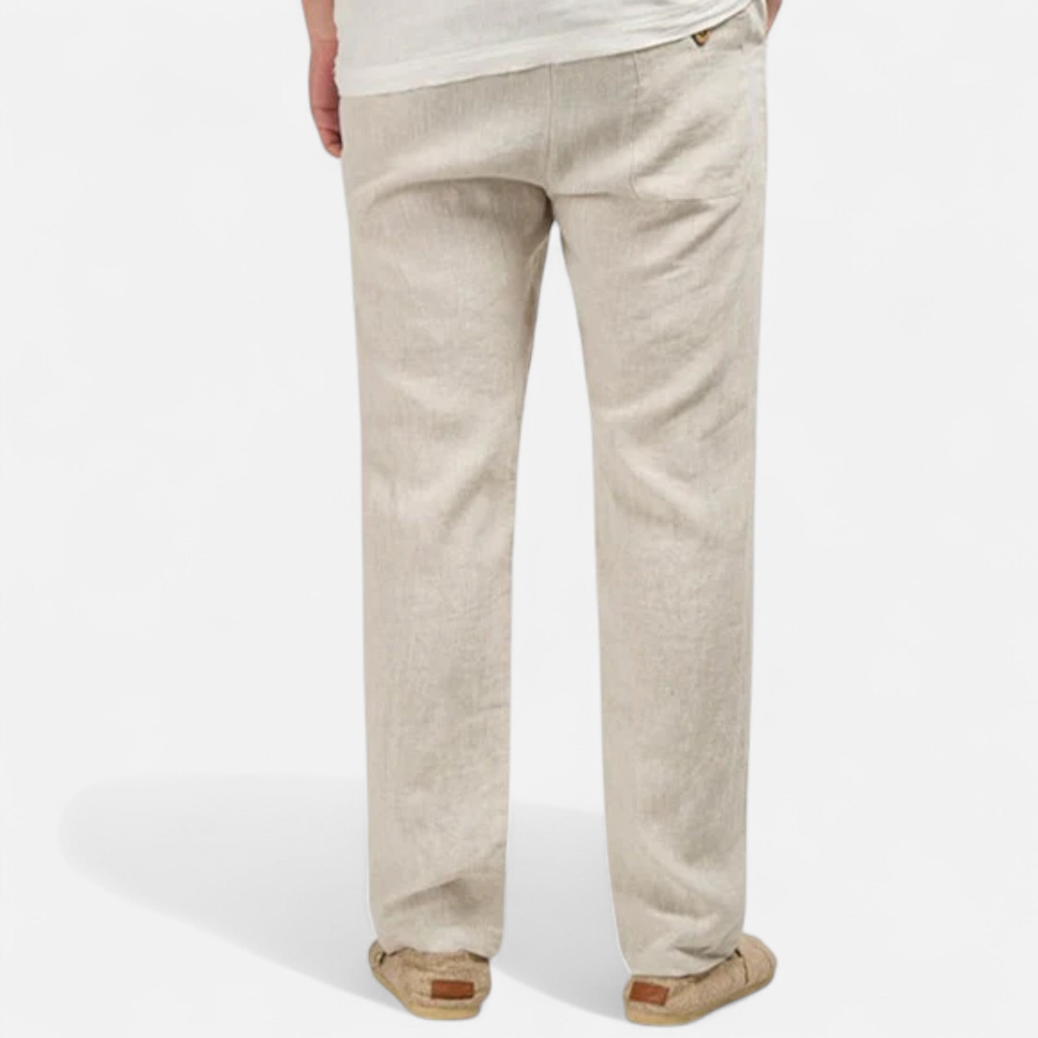 Eloura | Men’s Linen Trousers – Breathable Ease, Tailored Simplicity