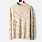 Eloura | Men’s Wool Sweater – Mid-Height Collar, Timeless Warmth