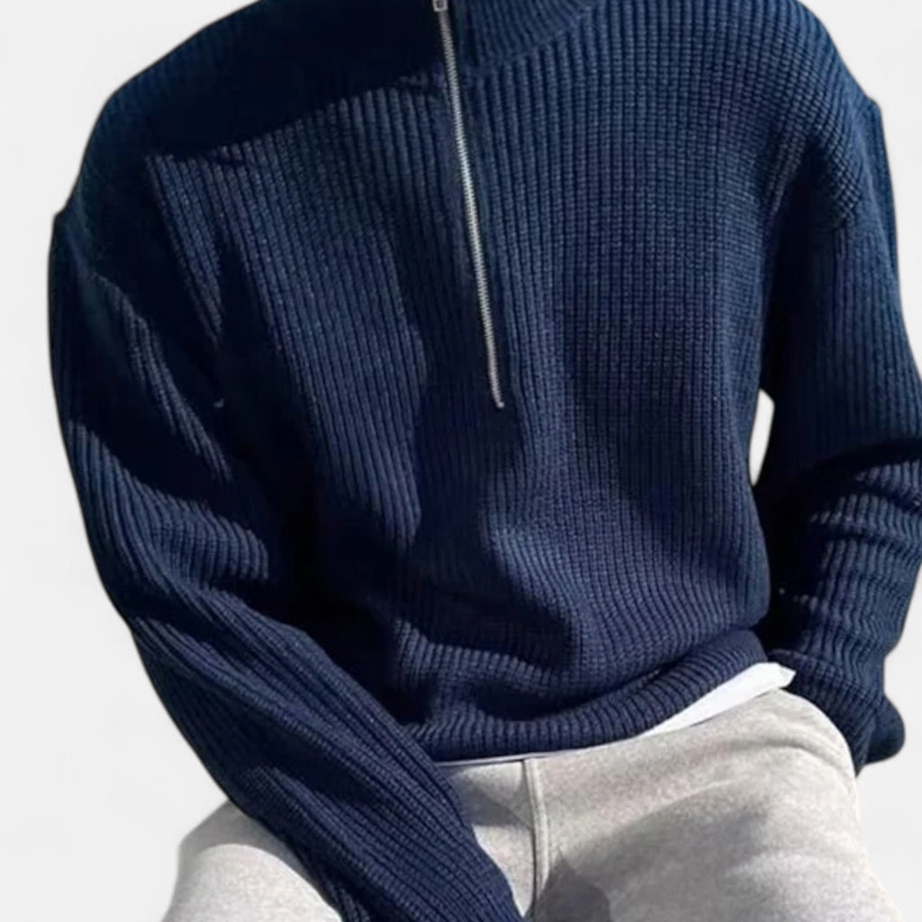 Eloura | Half-Zip Sweater – Casual Precision, Refined Warmth