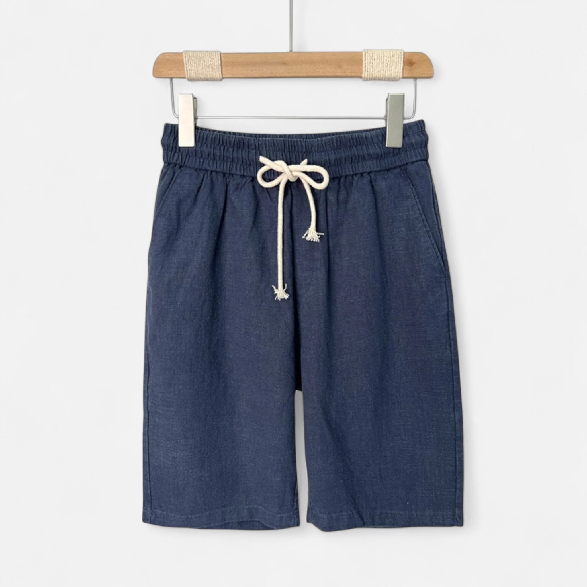 Eloura | Linen Shorts – Light Texture, Effortless Summer Poise
