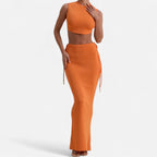 Eloura | Women’s Orange Co-Ord Set – Bold Simplicity, Effortless Harmony