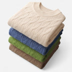 Eloura | Men’s Wool Sweater – Mid-Height Collar, Timeless Warmth