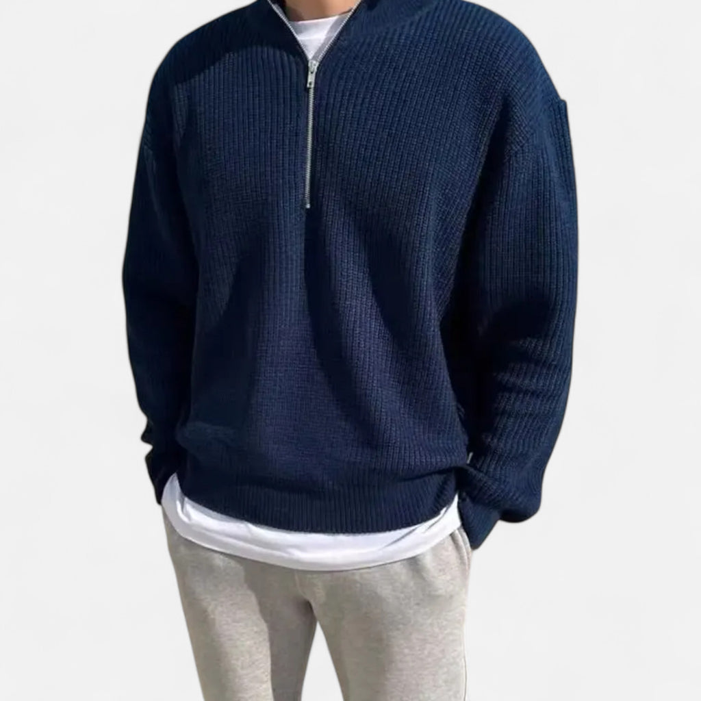 Eloura | Half-Zip Sweater – Casual Precision, Refined Warmth