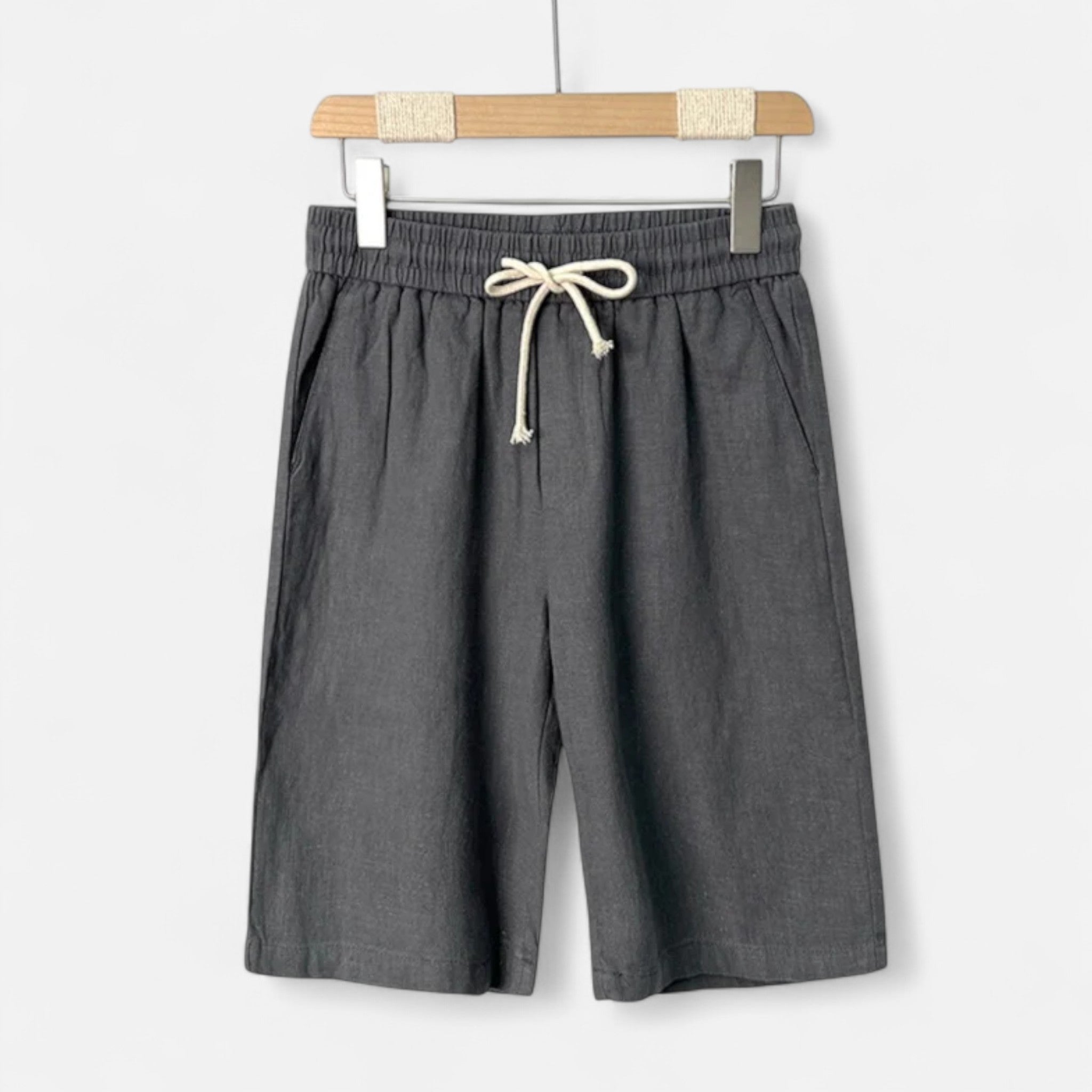 Eloura | Linen Shorts – Light Texture, Effortless Summer Poise