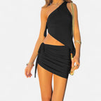 Eloura | Asymmetric Drawstring Co-Ord – Sculpted Ease, Modern Precision