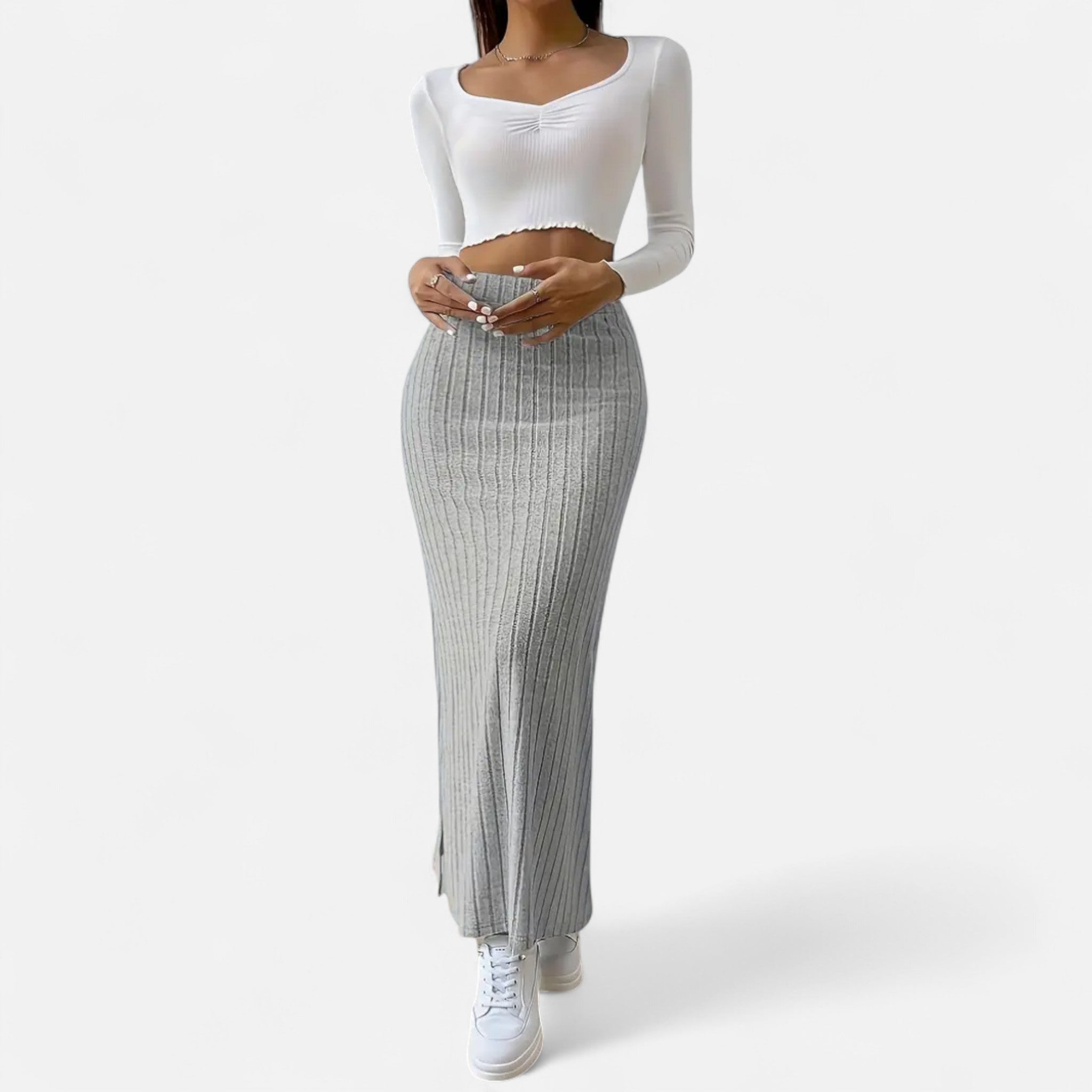 Eloura | Women’s Long Skirt – Flowing Lines, Timeless Elegance