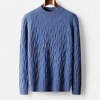 Eloura | Men’s Wool Sweater – Mid-Height Collar, Timeless Warmth