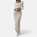 Eloura | Women’s Long Skirt – Flowing Lines, Timeless Elegance