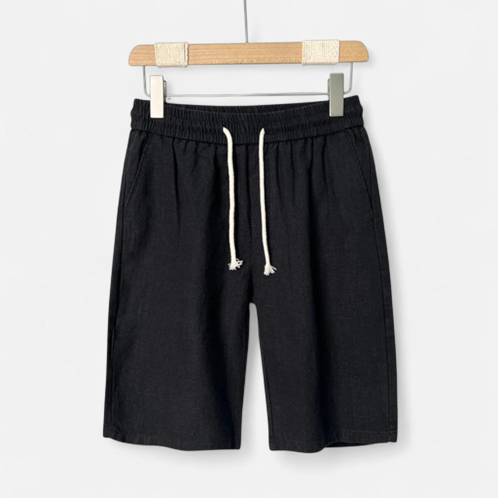 Eloura | Linen Shorts – Light Texture, Effortless Summer Poise
