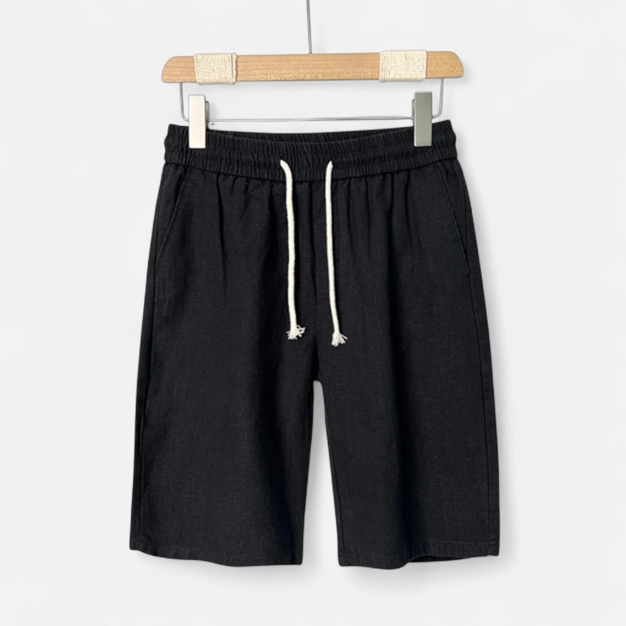 Eloura | Linen Shorts – Light Texture, Effortless Summer Poise
