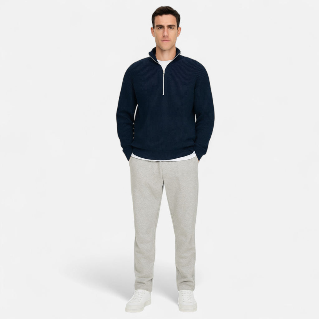 Eloura | Half-Zip Sweater – Casual Precision, Refined Warmth