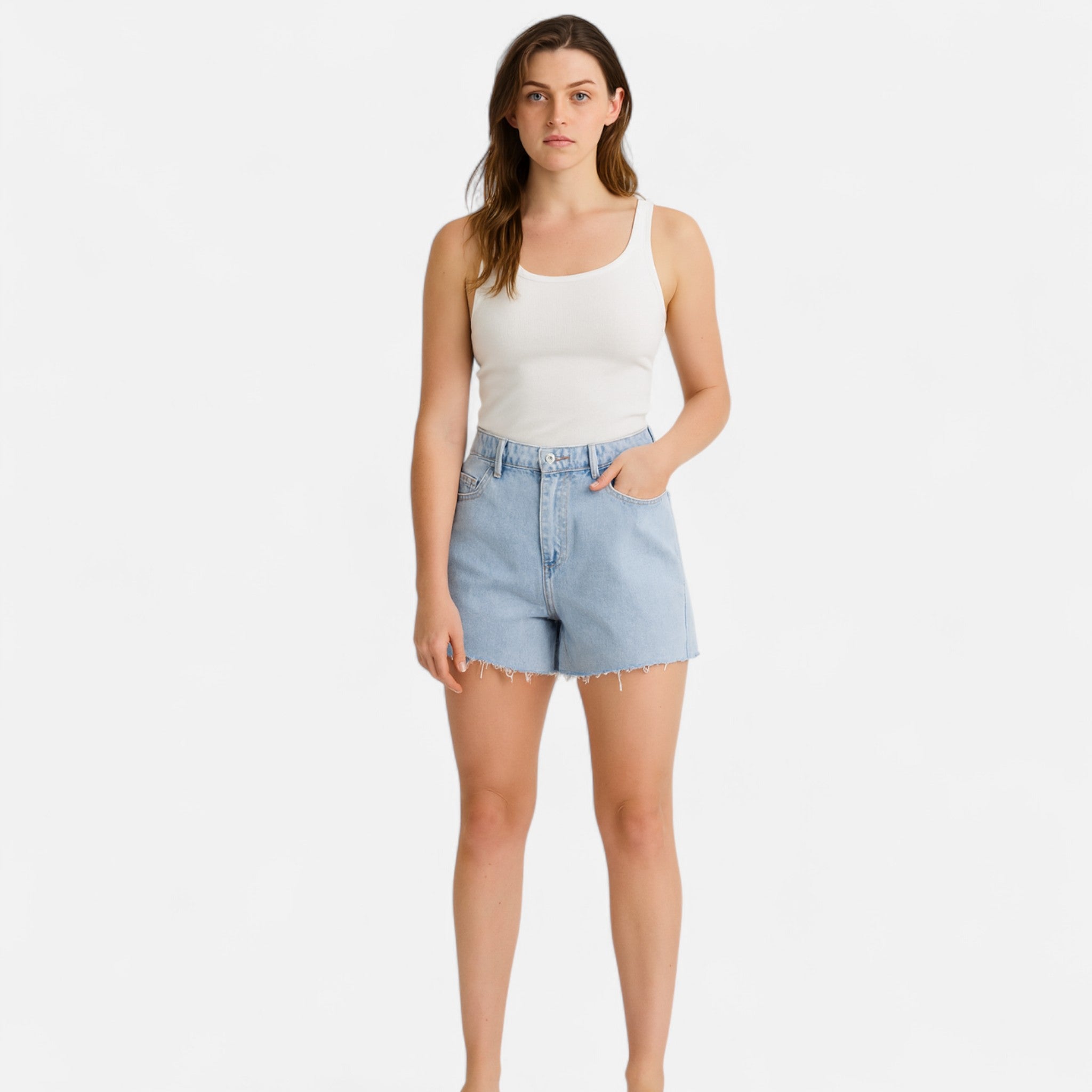 Eloura | Women’s Loose Denim Shorts – Summer Ease, Timeless Appeal