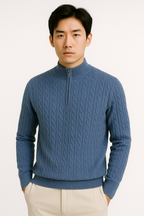 Eloura | Men's Wool Knitted Padded Sweater