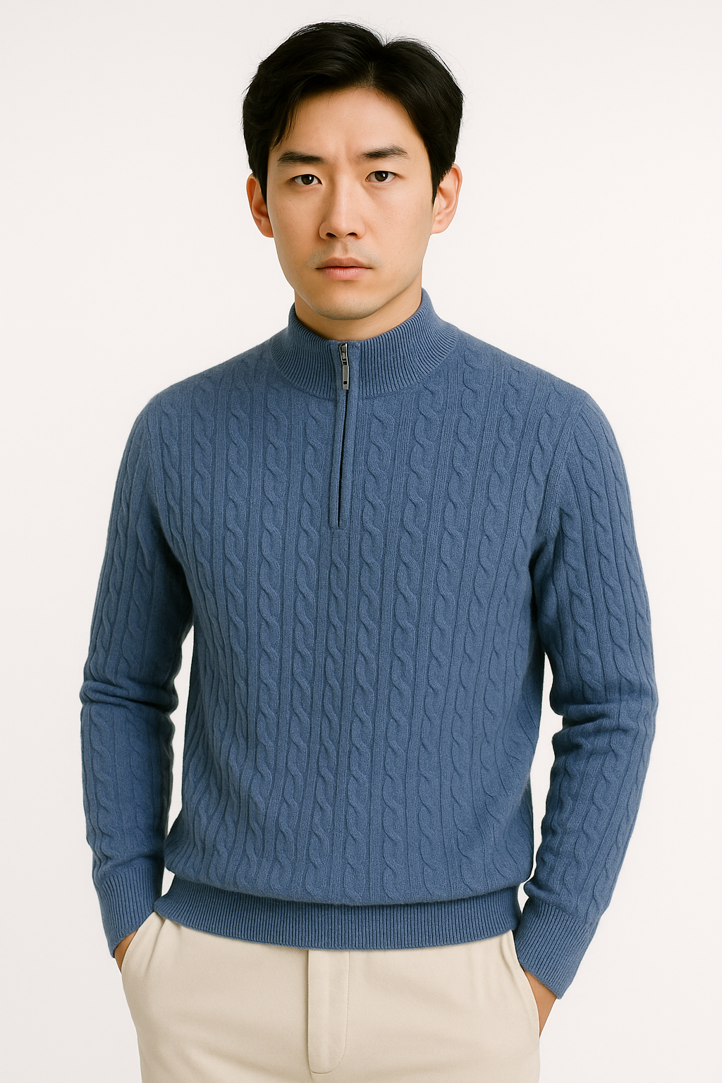 Eloura | Men's Wool Knitted Padded Sweater