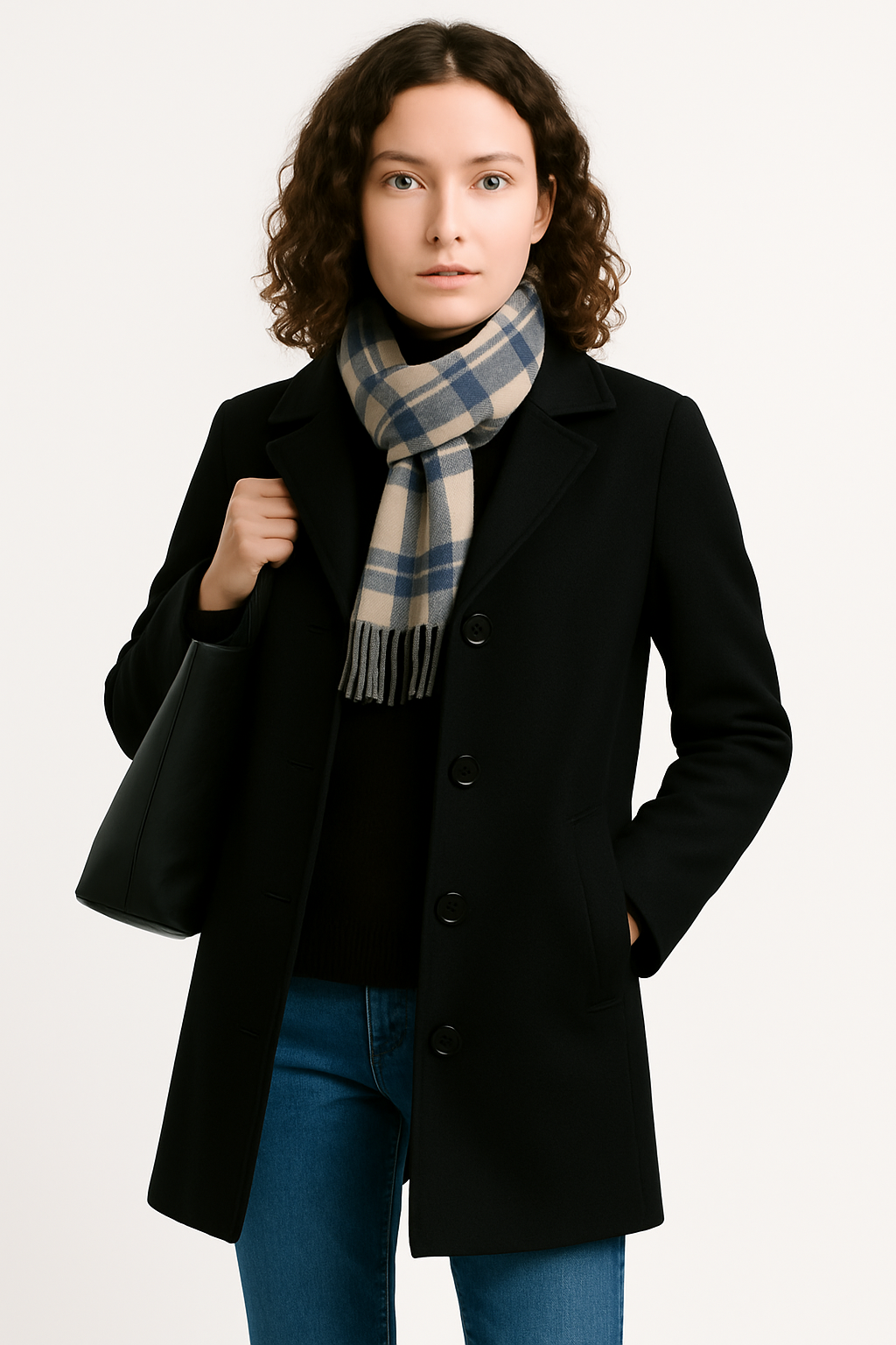 Eloura | Women’s Wool Blend Overcoat – Timeless Warmth in a Modern Silhouette