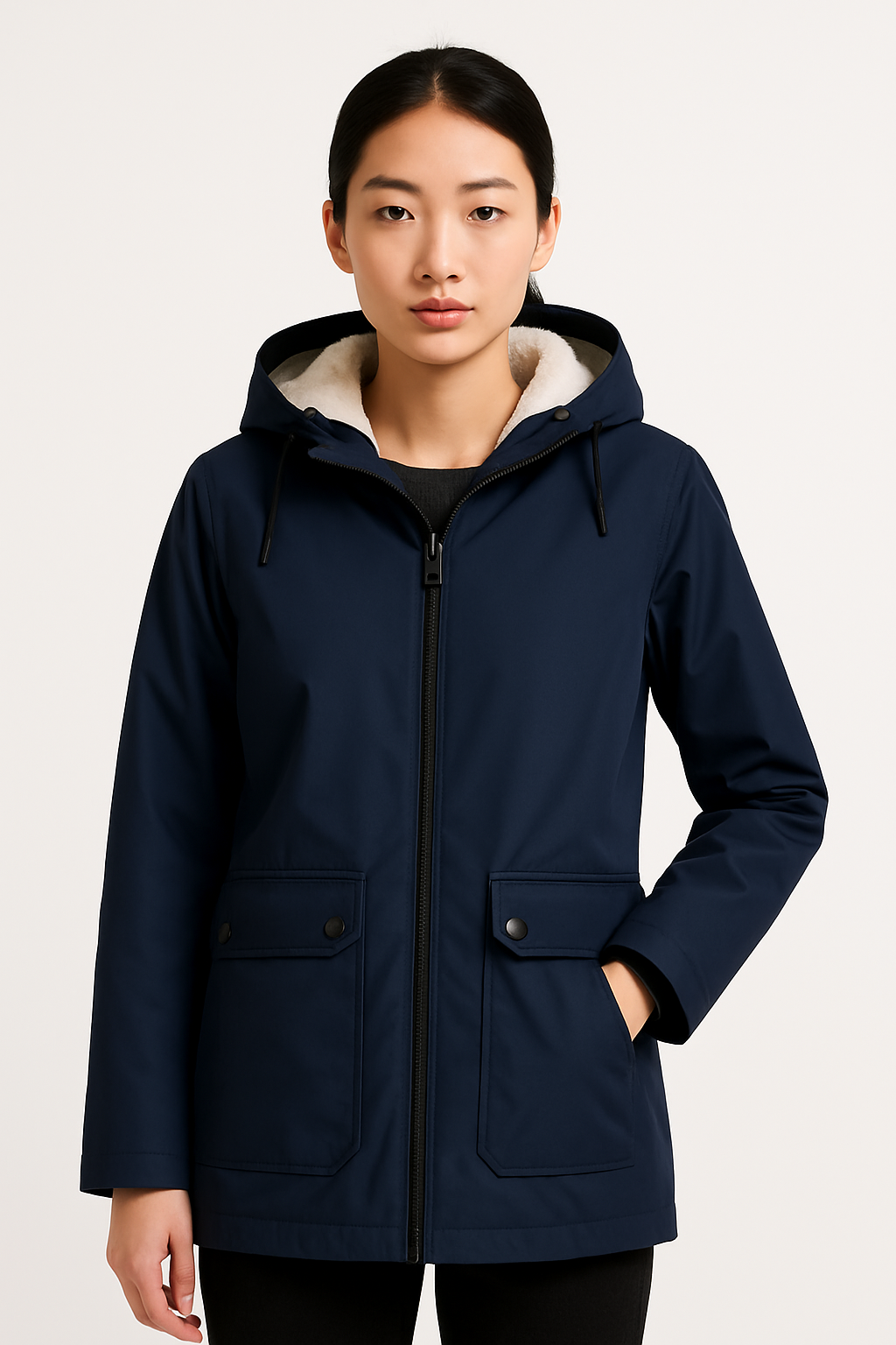 Eloura | Women’s Fleece-Lined Hooded Parka – Warmth for Every Day