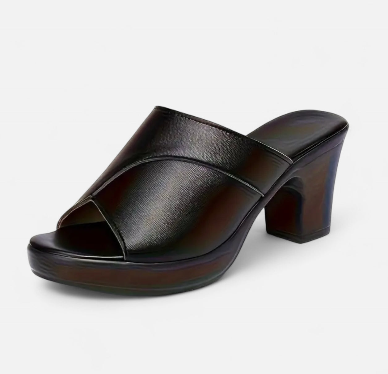 Eloura | Women's Black Mule Heels