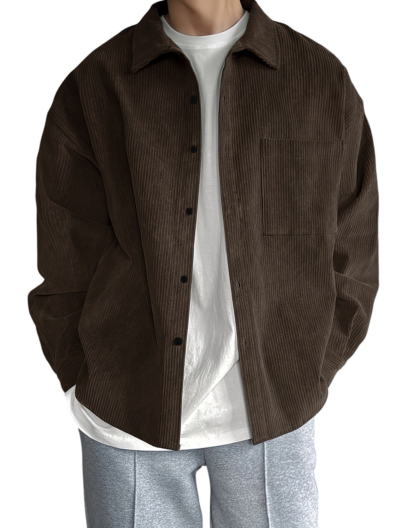 Eloura | Men’s Corduroy Overshirt – Soft Heritage Edition