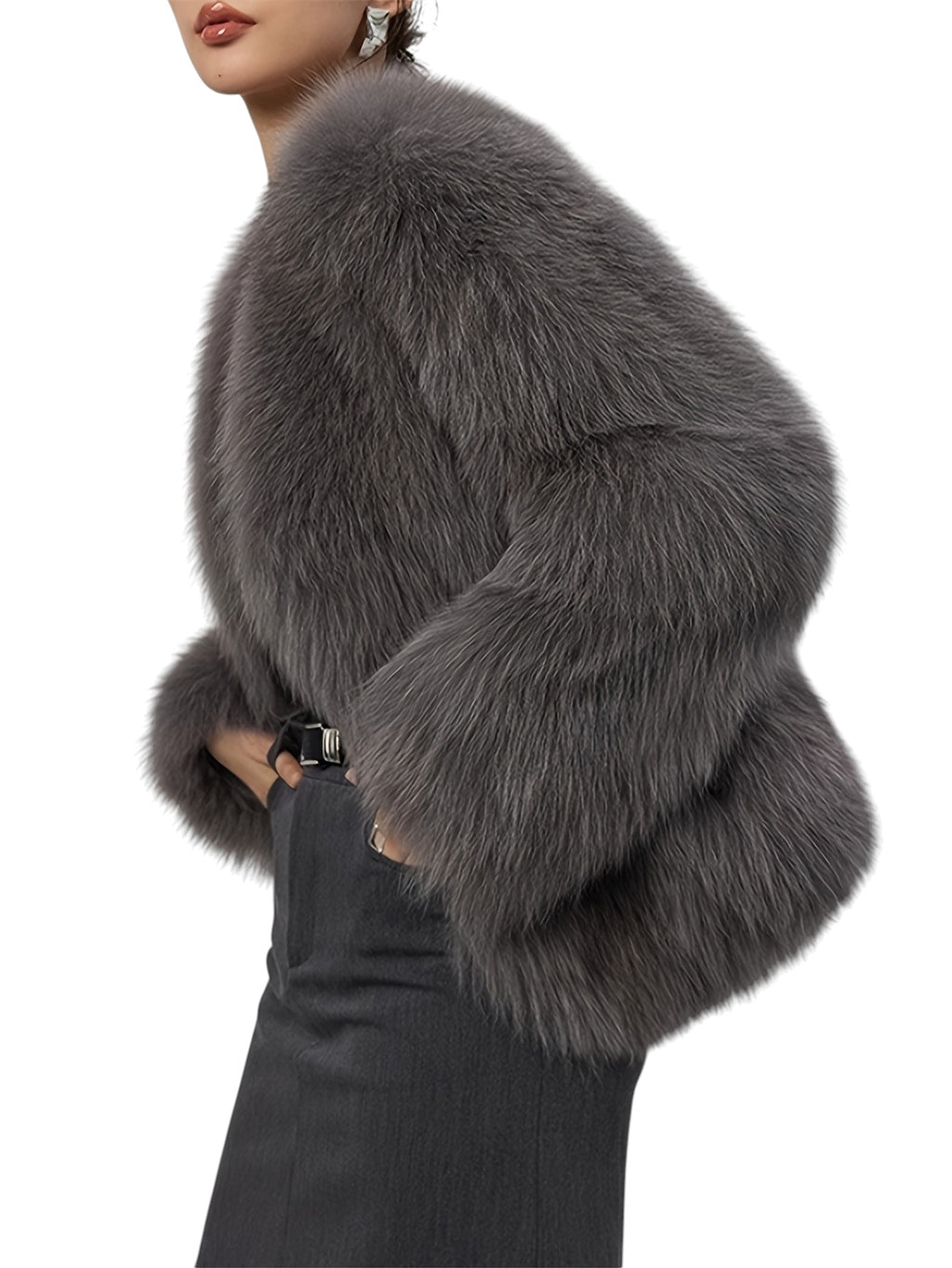 Eloura | Women’s Luxe Faux Fur Coat – Plush, Elegant & Winter-Ready