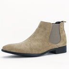 Eloura | Men’s Suede Chelsea Boots – Sandstone Edition