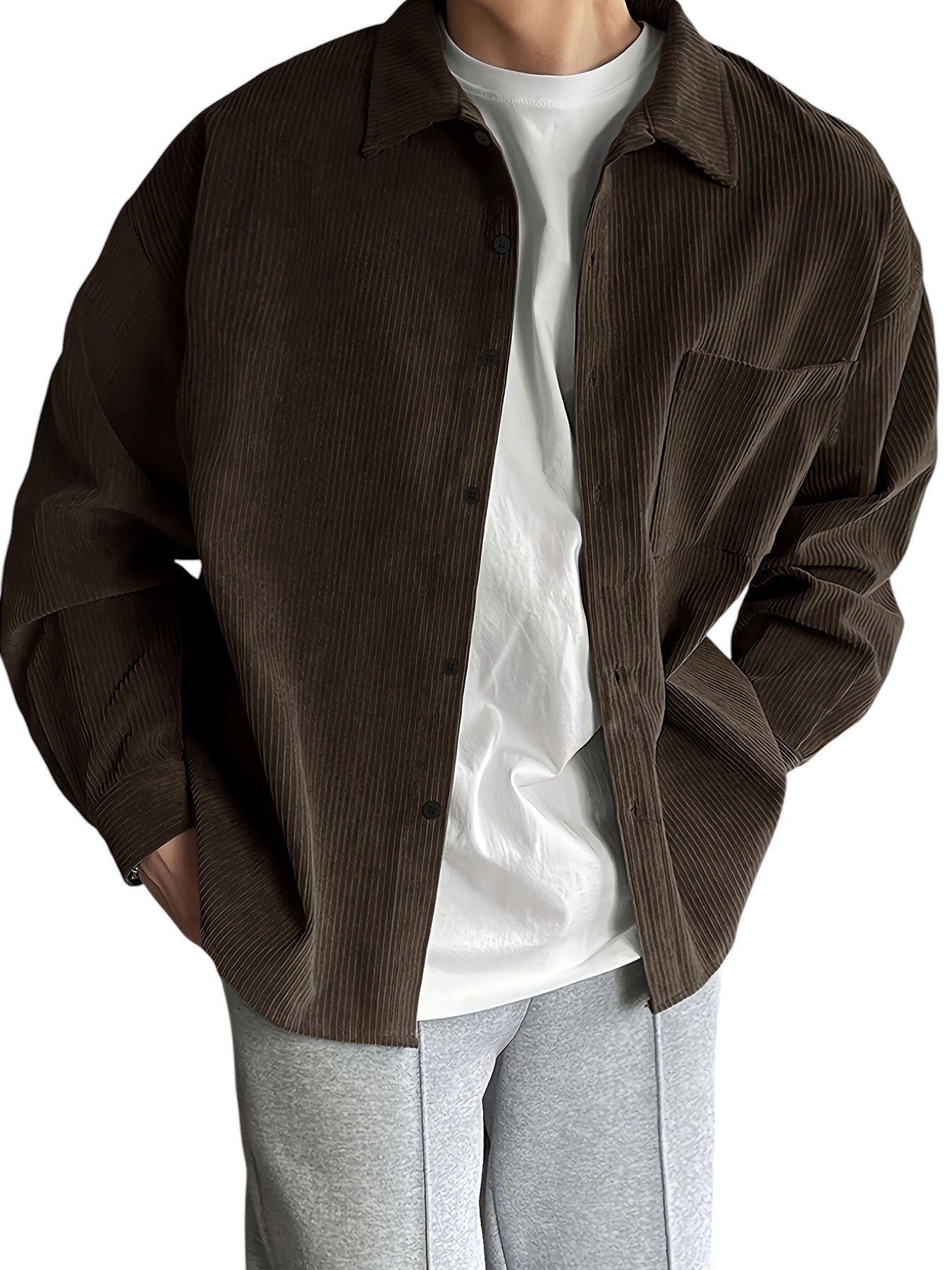 Eloura | Men’s Corduroy Overshirt – Soft Heritage Edition