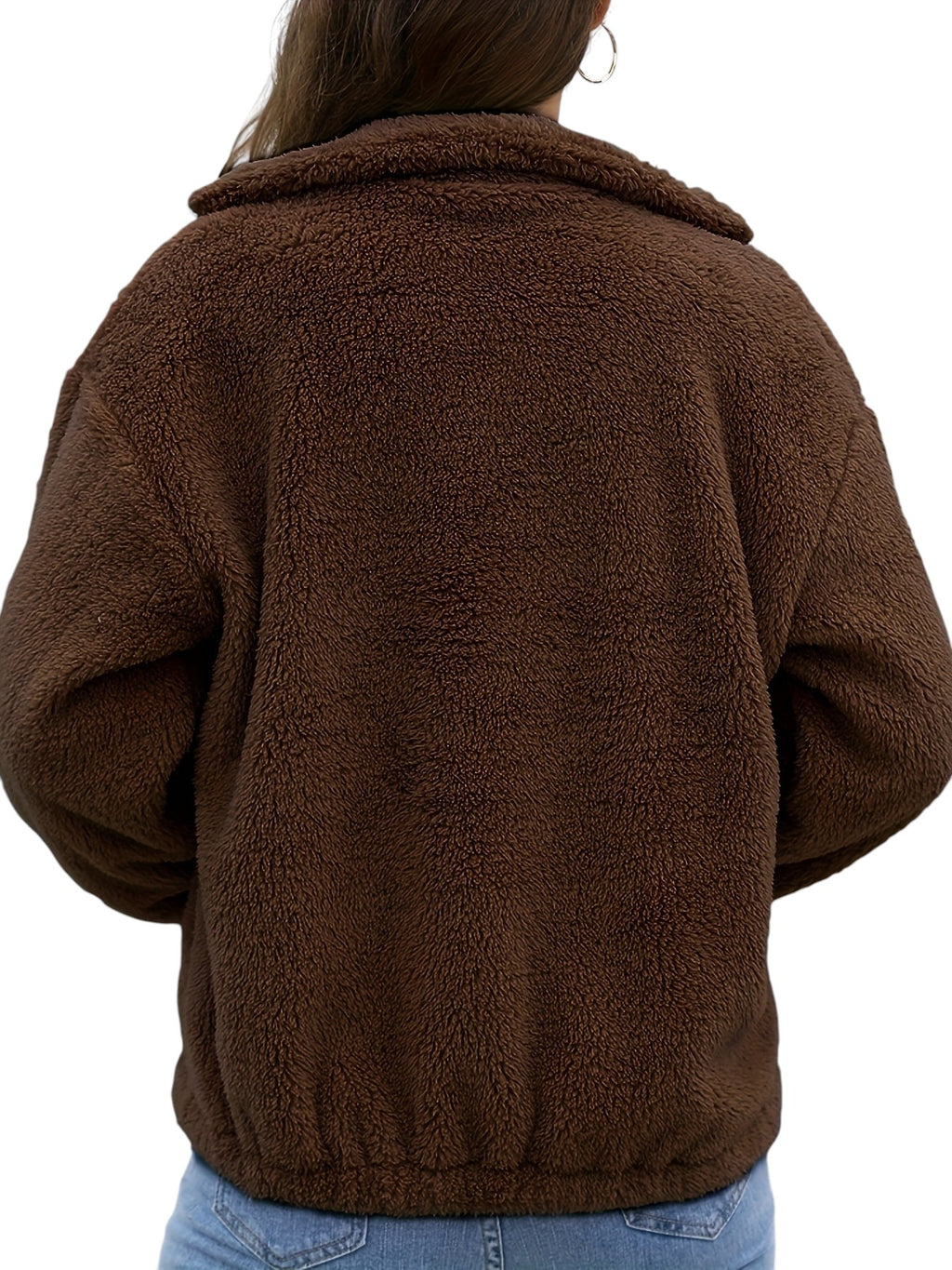 Eloura | Women’s Cozy Zip-Up Fleece Jacket – Warm, Soft & Everyday Essential