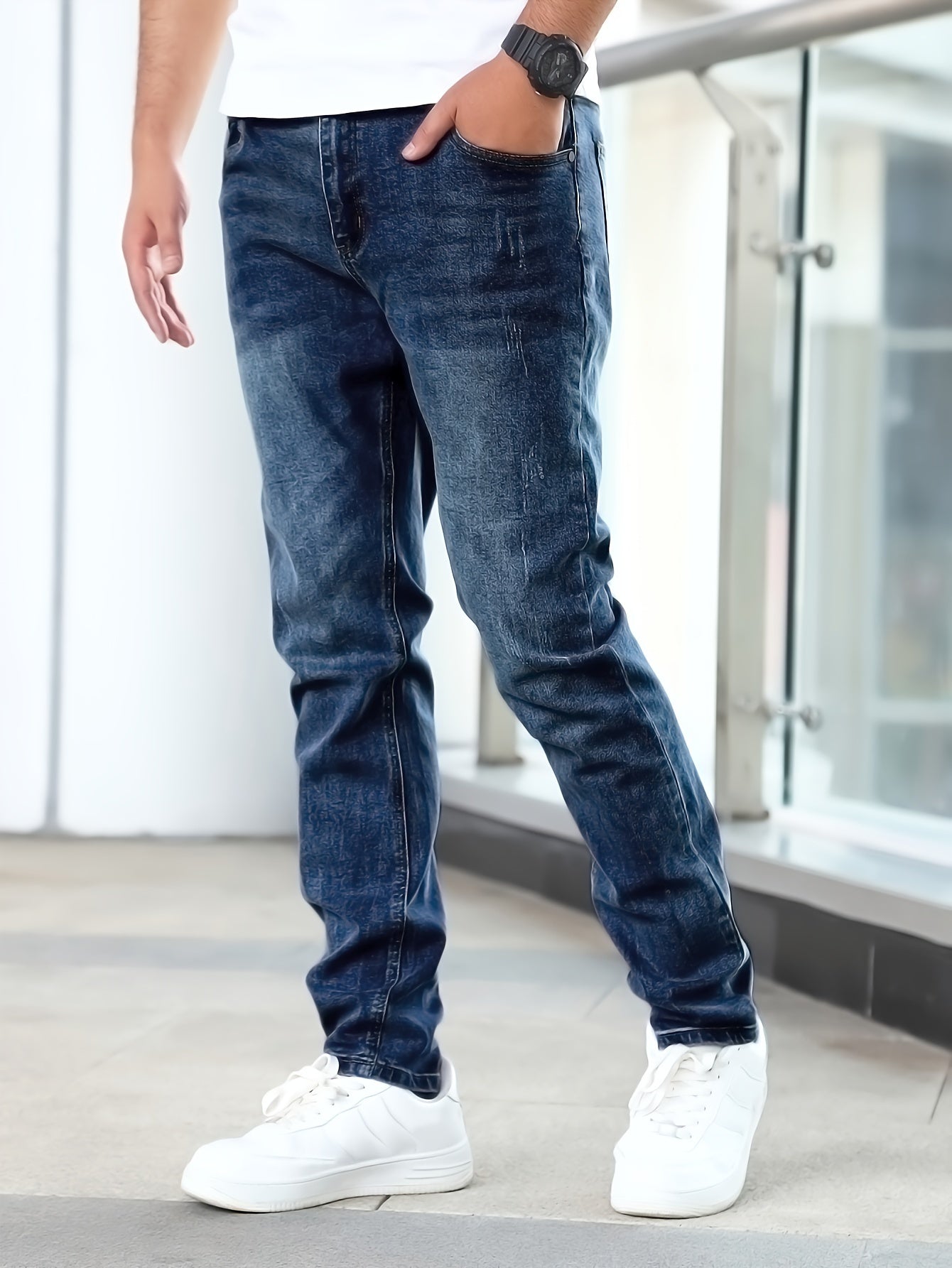 Eloura | Men’s Classic Tapered Denim Jeans — Effortless, Durable & Timelessly