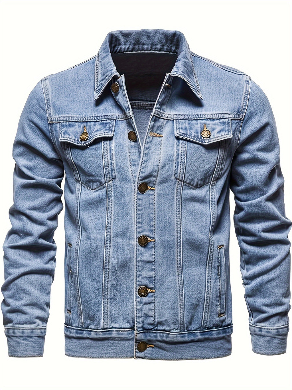 Eloura | Men’s Essential Denim Jacket — Classic, Versatile & Timelessly Cool