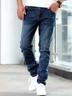 Eloura | Men’s Classic Tapered Denim Jeans — Effortless, Durable & Timelessly