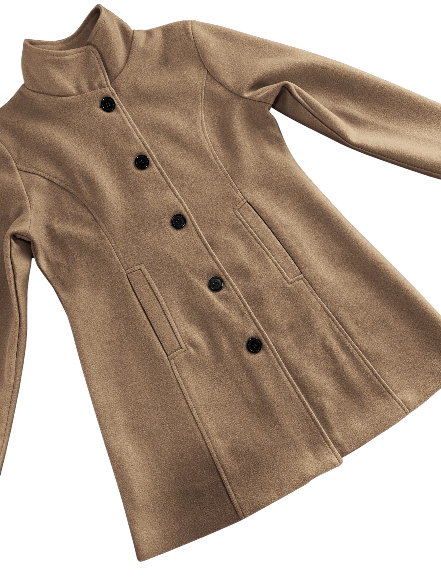 Eloura | Women’s Wool Blend Overcoat – Timeless Warmth in a Modern Silhouette