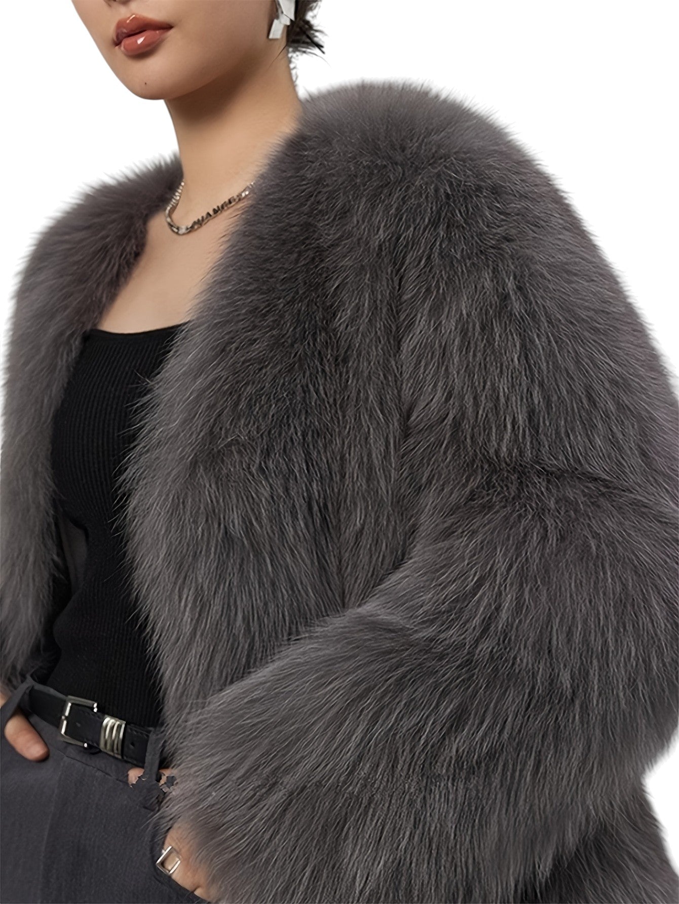 Eloura | Women’s Luxe Faux Fur Coat – Plush, Elegant & Winter-Ready