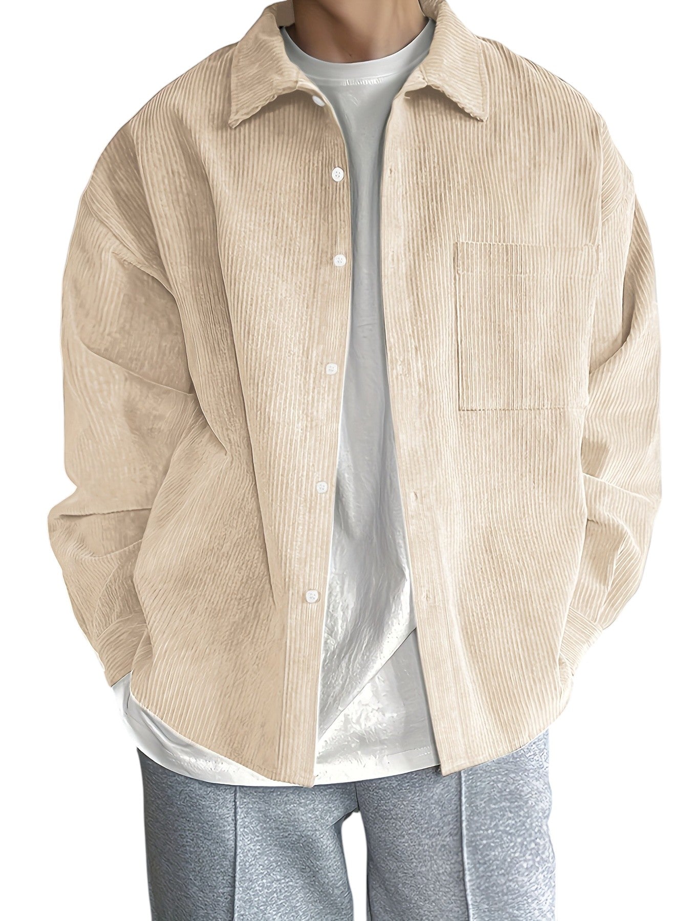 Eloura | Men’s Corduroy Overshirt – Soft Heritage Edition