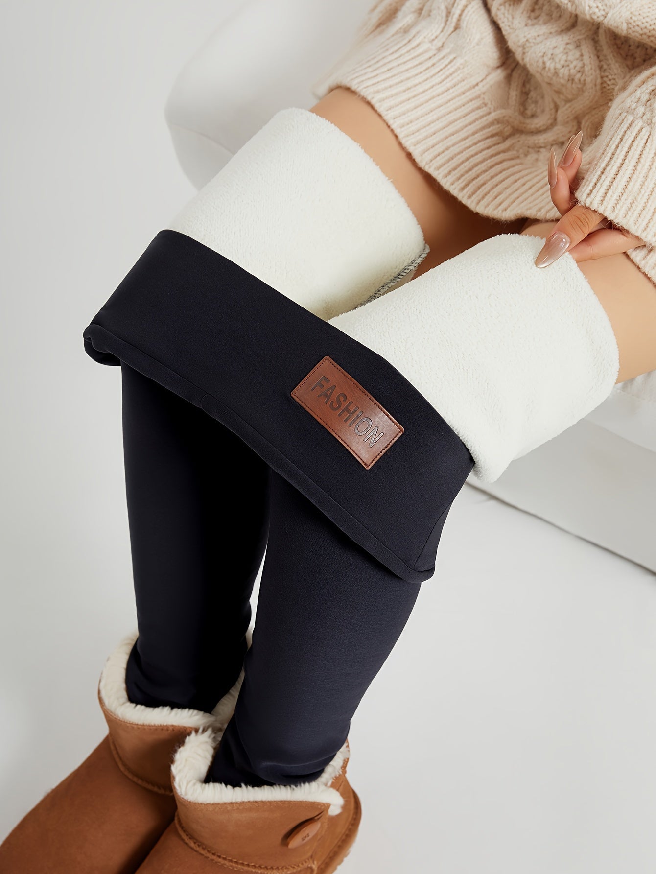 Eloura | Women’s Thermal Velvet-Lined Leggings — Sculpting Warmth, Effortless Elegance