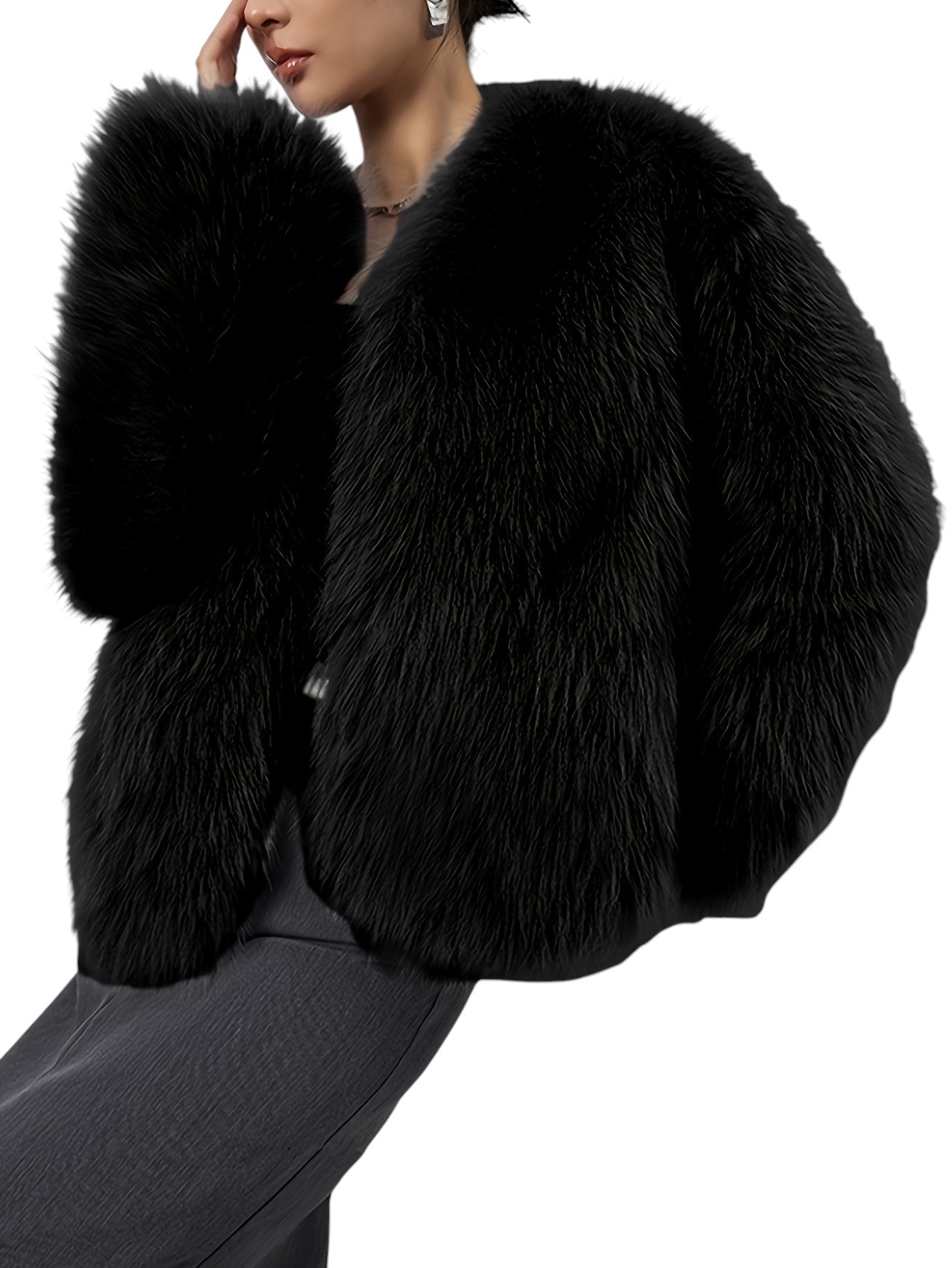 Eloura | Women’s Luxe Faux Fur Coat – Plush, Elegant & Winter-Ready