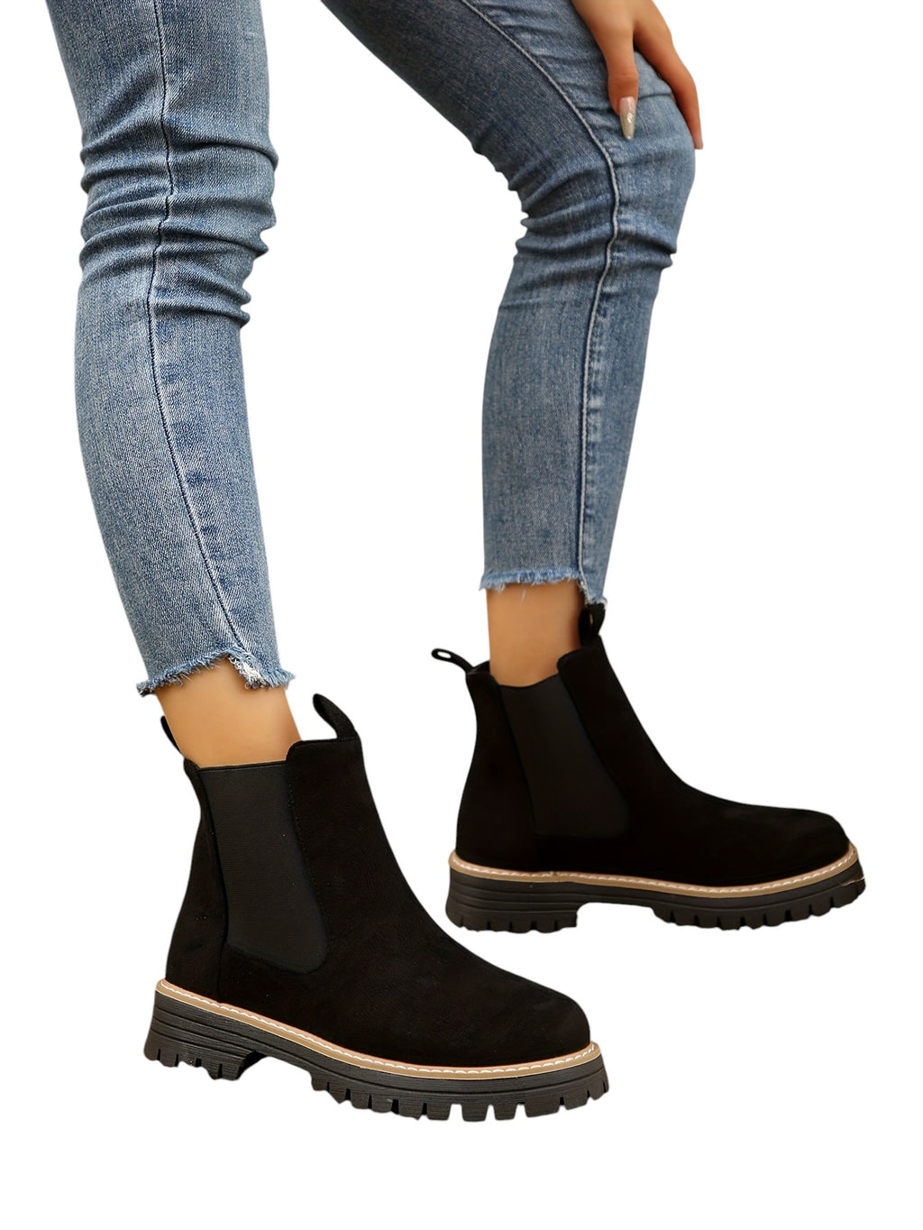 Eloura | Women’s Suede Chelsea Ankle Boots – Casual, Comfy & Everyday Chic