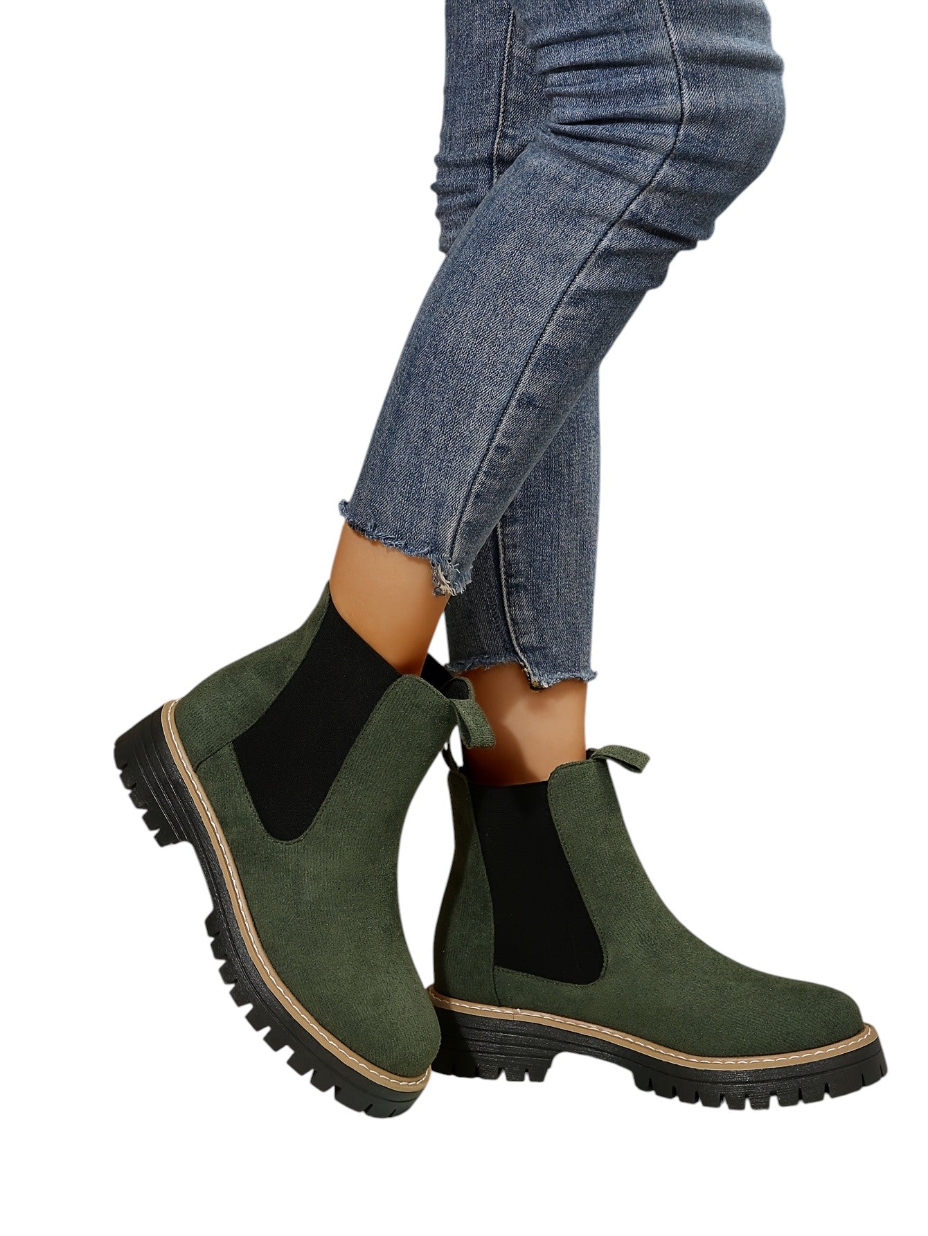 Eloura | Women’s Suede Chelsea Ankle Boots – Casual, Comfy & Everyday Chic