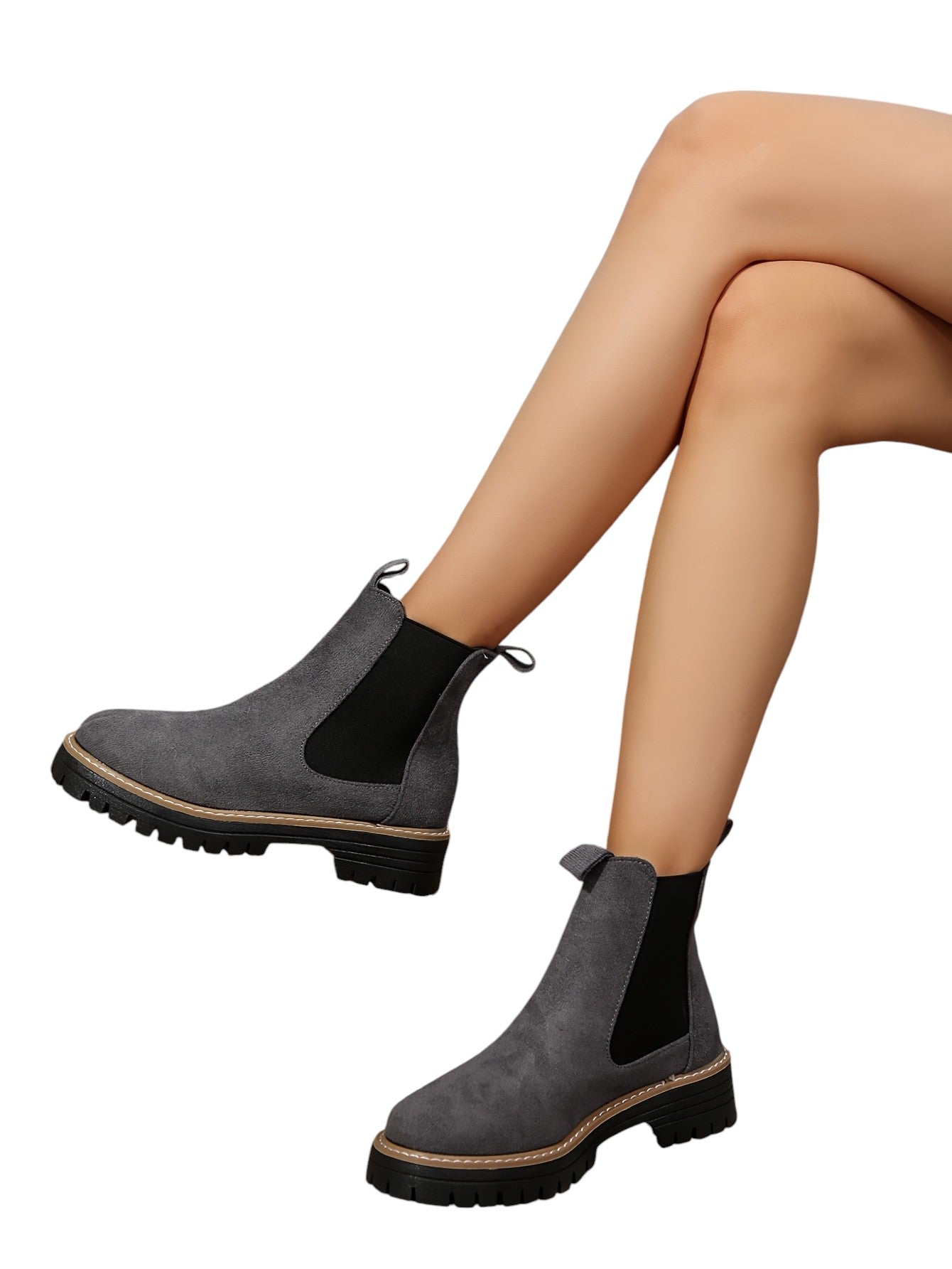 Eloura | Women’s Suede Chelsea Ankle Boots – Casual, Comfy & Everyday Chic