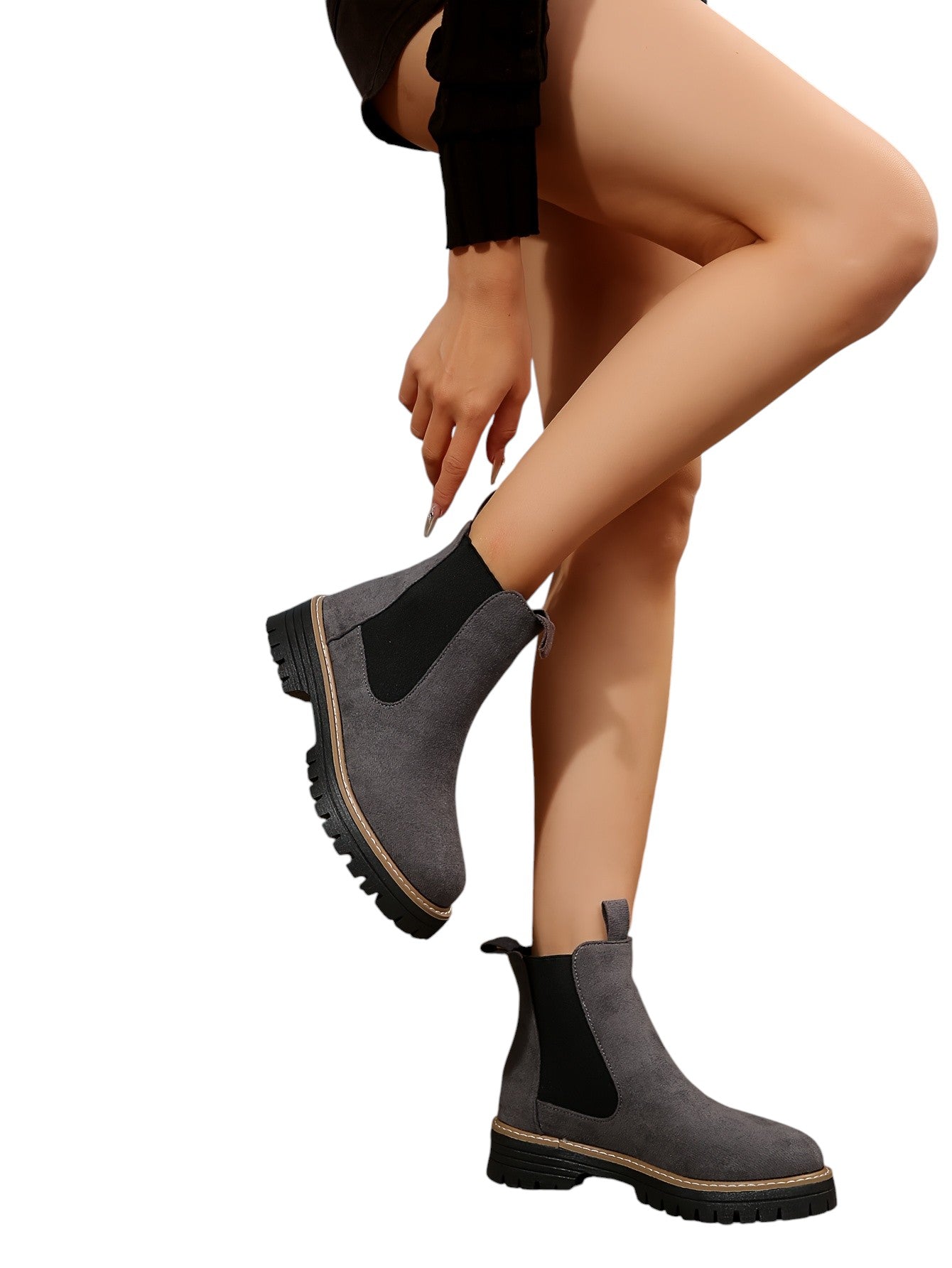 Eloura | Women’s Suede Chelsea Ankle Boots – Casual, Comfy & Everyday Chic