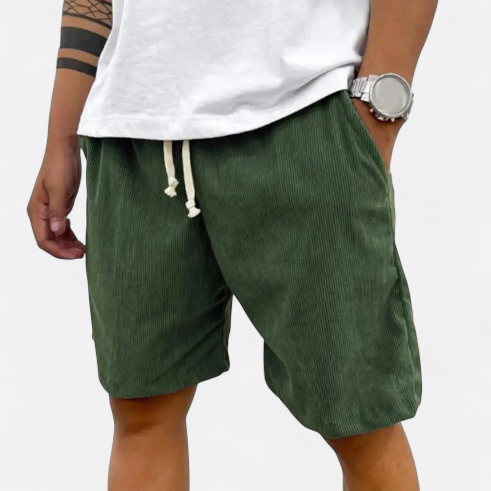 Eloura | Men’s Cotton-Blend Shorts – Breathable Ease, Modern Versatility