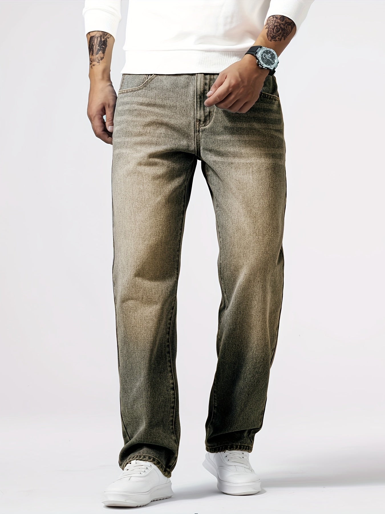 Eloura | Men’s Relaxed Straight-Leg Denim Jeans — Classic, Durable & Effortless
