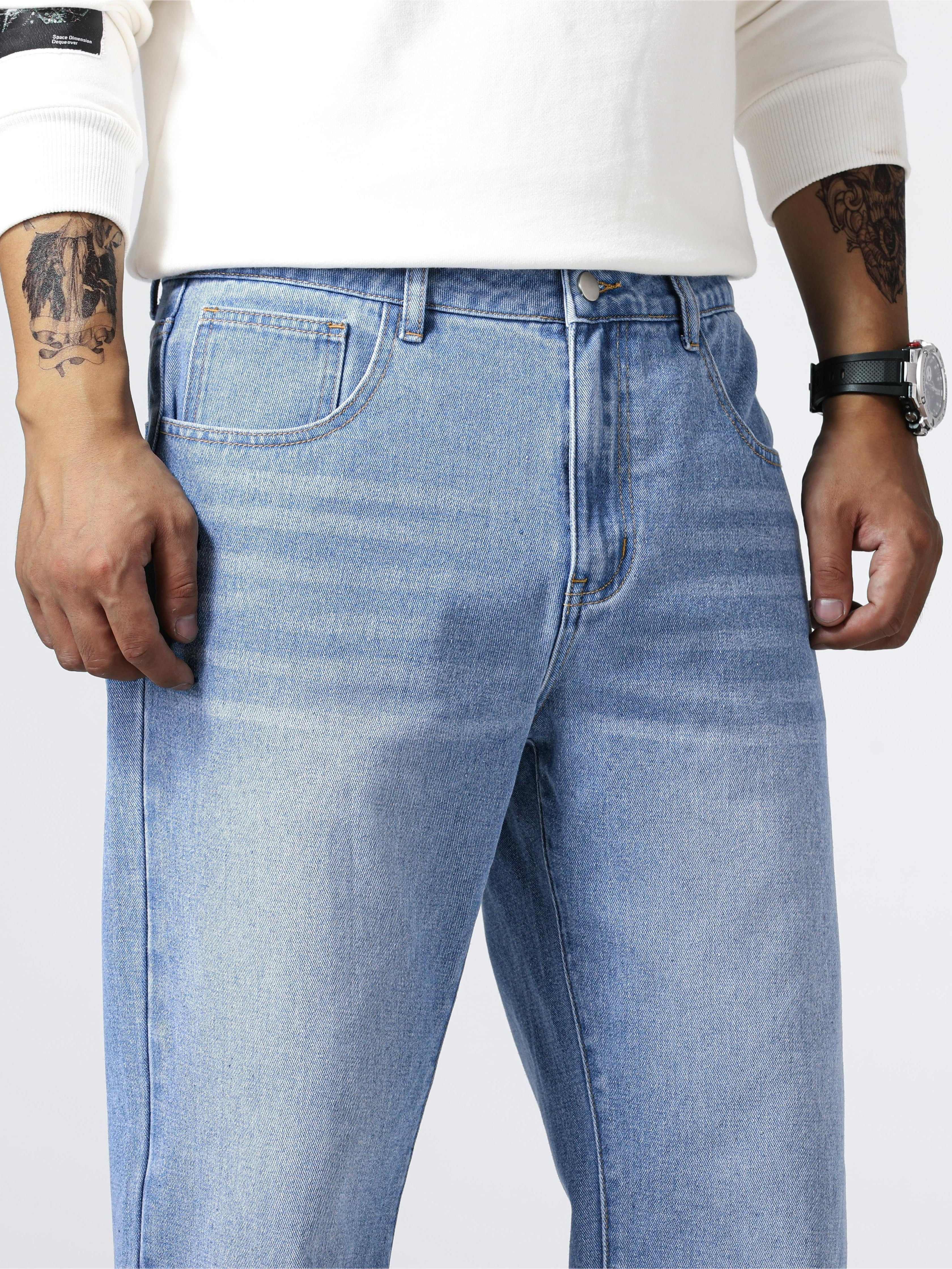 Eloura | Men’s Relaxed Straight-Leg Denim Jeans — Classic, Durable & Effortless