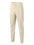 Eloura | Men’s Textured Slim-Fit Drawstring Trousers — Minimal, Refined & Effortlessly Modern