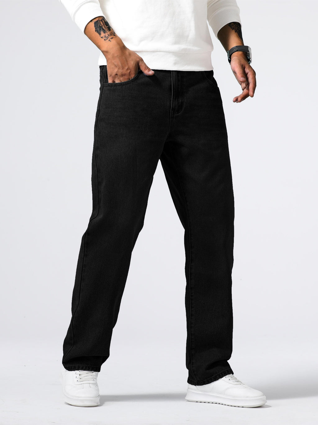 Eloura | Men’s Relaxed Straight-Leg Denim Jeans — Classic, Durable & Effortless