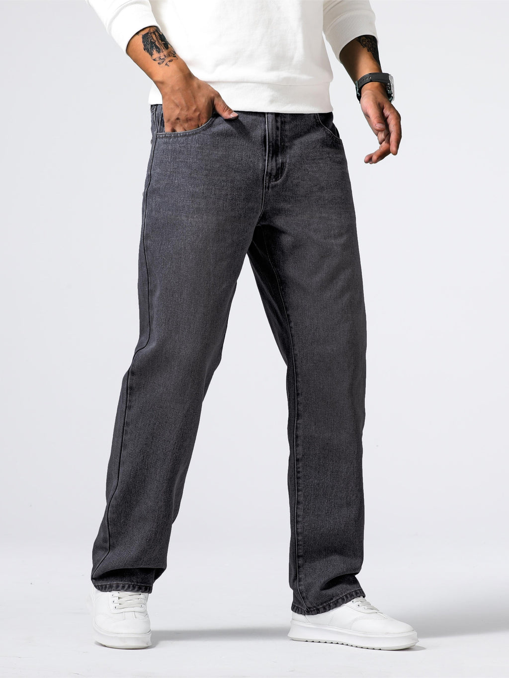 Eloura | Men’s Relaxed Straight-Leg Denim Jeans — Classic, Durable & Effortless
