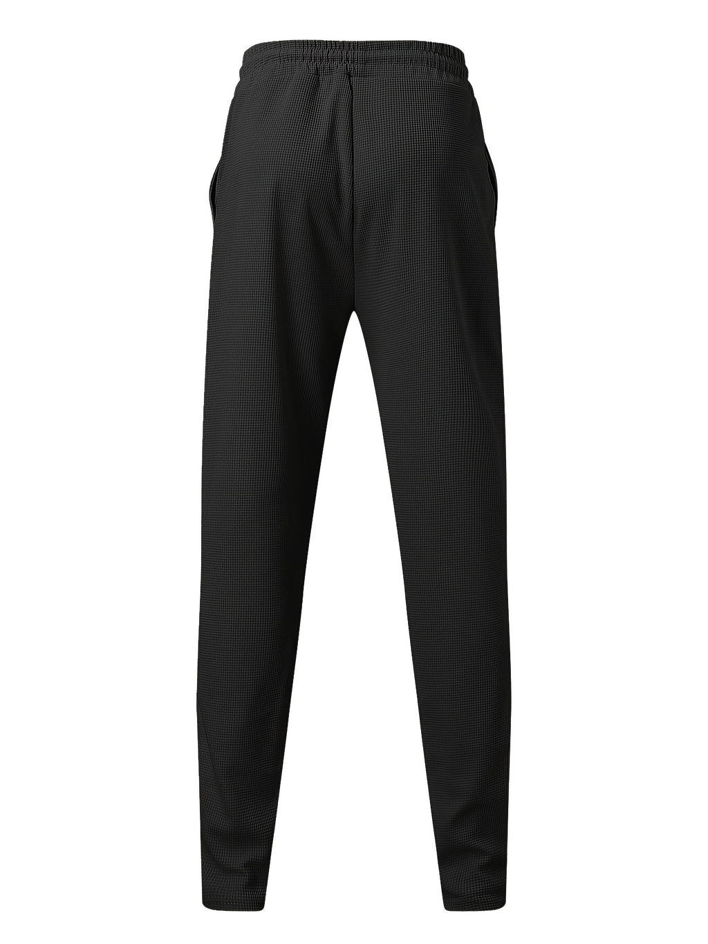 Eloura | Men’s Textured Slim-Fit Drawstring Trousers — Minimal, Refined & Effortlessly Modern