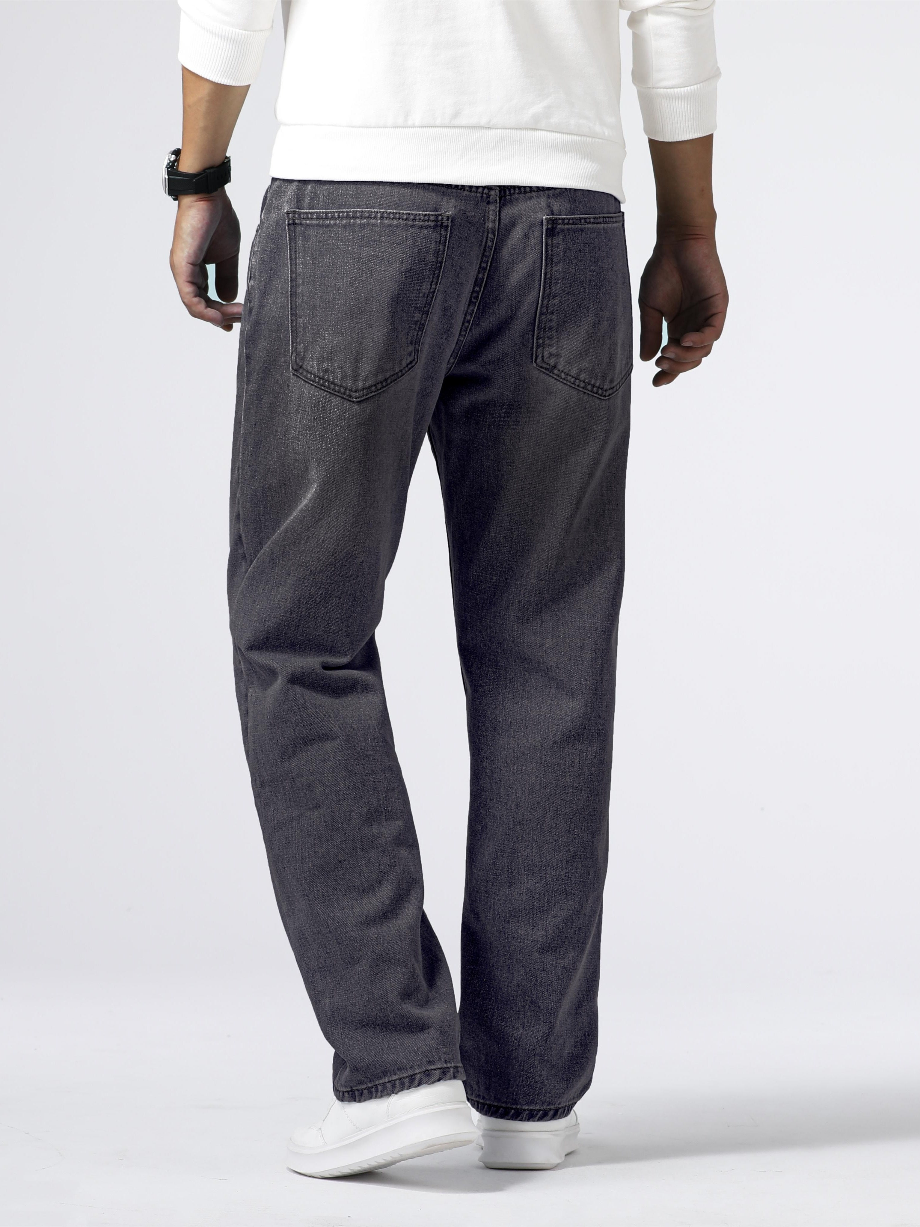 Eloura | Men’s Relaxed Straight-Leg Denim Jeans — Classic, Durable & Effortless