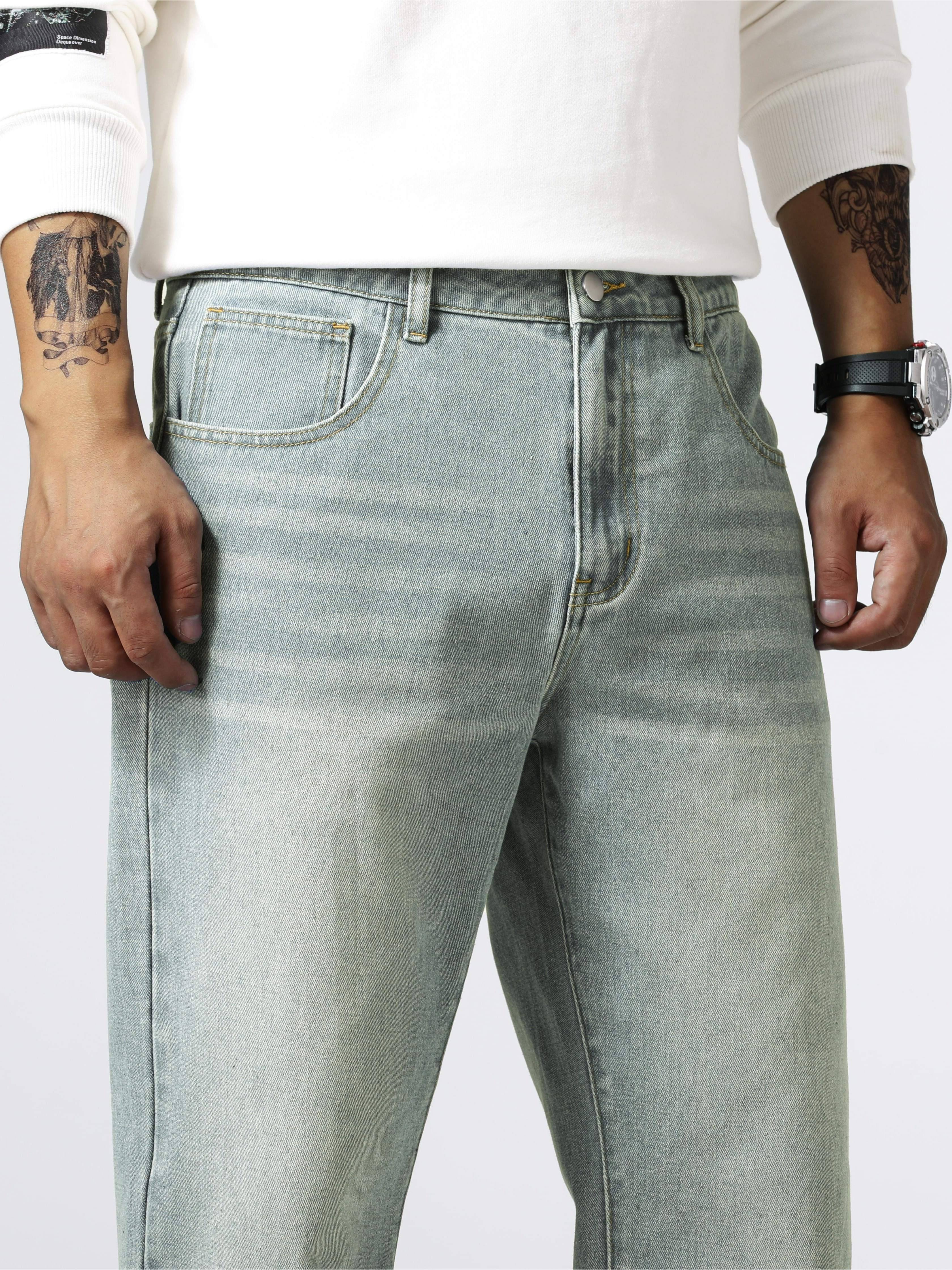 Eloura | Men’s Relaxed Straight-Leg Denim Jeans — Classic, Durable & Effortless
