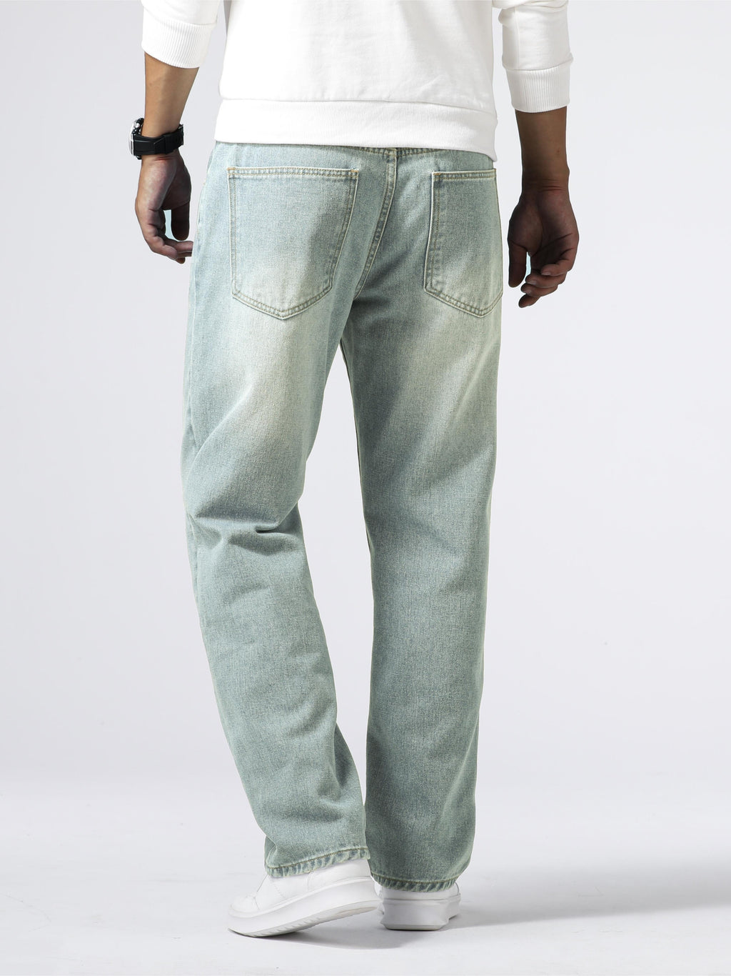 Eloura | Men’s Relaxed Straight-Leg Denim Jeans — Classic, Durable & Effortless